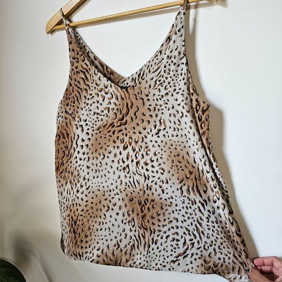 EUC SHINESTAR ANIMAL PRINT DOUBLE V NECK TANK TOP SIZE M - Picture 5 of 12
